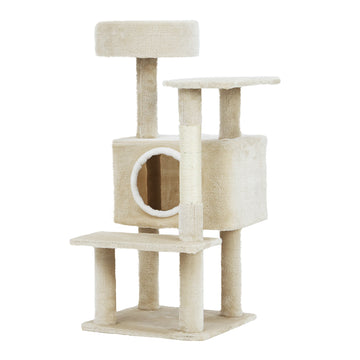 i.Pet Cat Tree Tower Scratching Post Scratcher Wood Condo House Bed Trees 90cm i.Pet